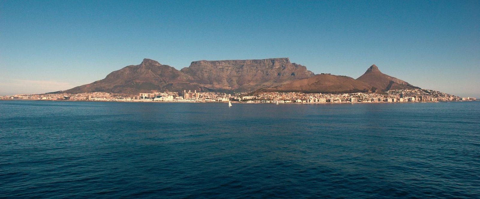 Table Mountain above Table Bay